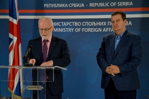 Minister Dacic at the ceremony 