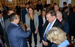 Minister Dacic at the ceremony 