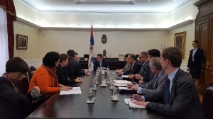 Minister Dacic with the political directors of foreign ministries of the Visegrad Group