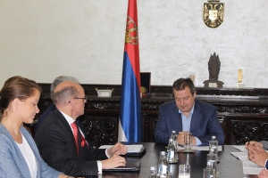 Minister Dacic received Dagfinn Høybråten