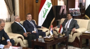 Minister Dacic meetwith Defense Minister Irfan Mahmut Hajali