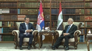 Meeting of Minister Dacic with Prime Minister Hajder Al-Abadi