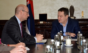 Minister Dacic - H.E. Federic Mondoloni