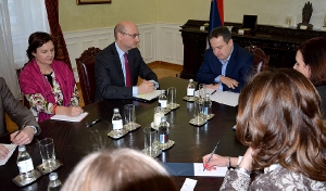 Minister Dacic - H.E. Federic Mondoloni