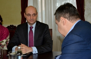 Minister Dacic - H.E. Federic Mondoloni