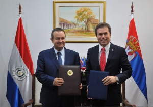 Ivica Dacic - Foreign Minister of Paraguay Alberto Castiglioni 