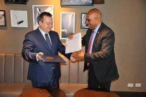 Ivica Dacic - Foreign Minister of Grenada Peter David