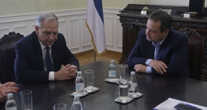 Minister Dacic - Greek Ambassador Eliades