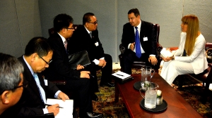 Discussions with FM of DPR Korea