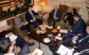 Minister Dacic meets Tzachi Hanegbi, Minister in the Prime Minister's Office