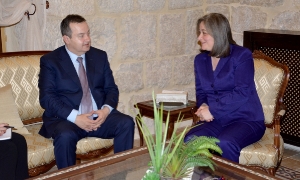 Minister Dacic meets with the Minister of Tourism Palestine, Rula Maa'yaa