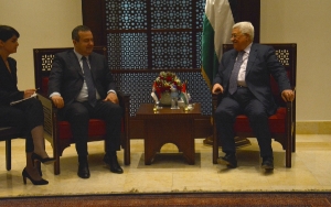 Minister Dacic meets with the President of Palestine, Mahmoud Abbas