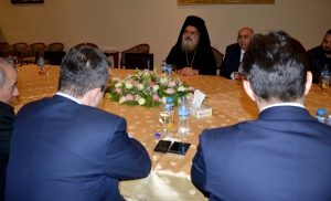 Minister Dacic meets with the bishop of the Greek Orthodox Patriarchate of Jerusalem