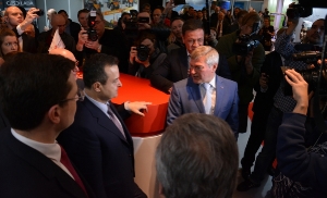 Minister Dacic at the Trade Fair EXPO-RUSSIA SERBIA 2017