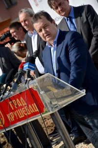 Minister Dacic in Krusevac laid the foundation stone for the construction of apartments for refugees