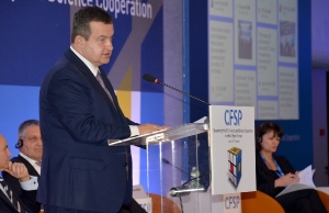 Minister Dacic at the conference ISAC Fund