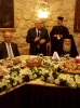 Министар Дачић на вечери са Патријархом Јерусалимским и председником Абасом током Бадње вечери