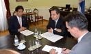 Састанак министра Дачића са председником парламентарне групе пријатељства Србија - Јапан