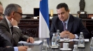 Sastanak ministra Dačića sa Anđelom Gnedingerom, specijalnim predstavnikom predsedavajućeg OEBS-a za južni Kavkaz [24.10.2014.]