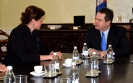 Sastanak ministra Dačića sa poslanicom slovenačkog Parlamenta
