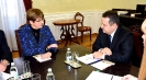 Састанак министра Дачића са председником Парламентарне скупштине СЕ, Ан Брасер
