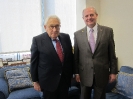 Сусрет министра И. Мркића са бившим државним секретаром САД Хенријем Кисинџером