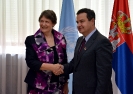 Сусрет министра Дачића са администратором Програма УН за развој Хелен Кларк [14.7.2014.]