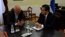 Састанак министра Дачића са бившим комесаром за проширење ЕУ Гинтером Ферхојгеном [16.9.2014.]