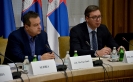 Састанак премијера Вучића и министра Дачића са представницима Савета ЕУ и Европске комисије