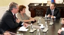 Sastanak ministra Dačića sa direktorkom Federalne agencije Ruske Federacije za pitanja sunarodnika i međunarodnu humanitarnu saradnju [13.11.2015.]
