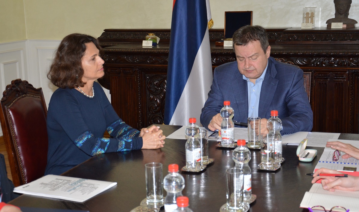 Ivica Dacic and Ms. Alona Fisher Kamm