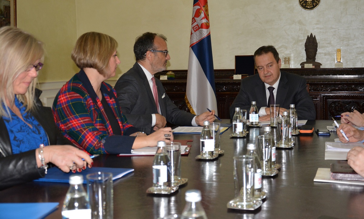 Ivica Dacic with Sem Fabrizi