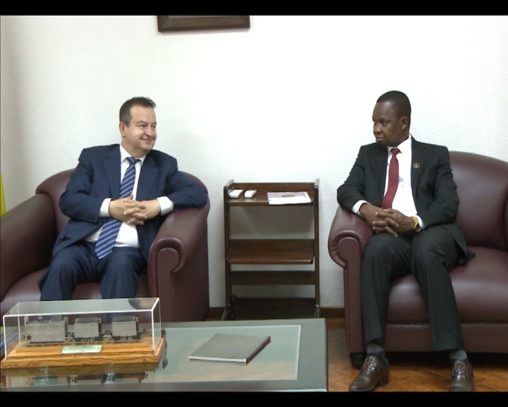 Ivica Dacic with Mr. Roque Silva