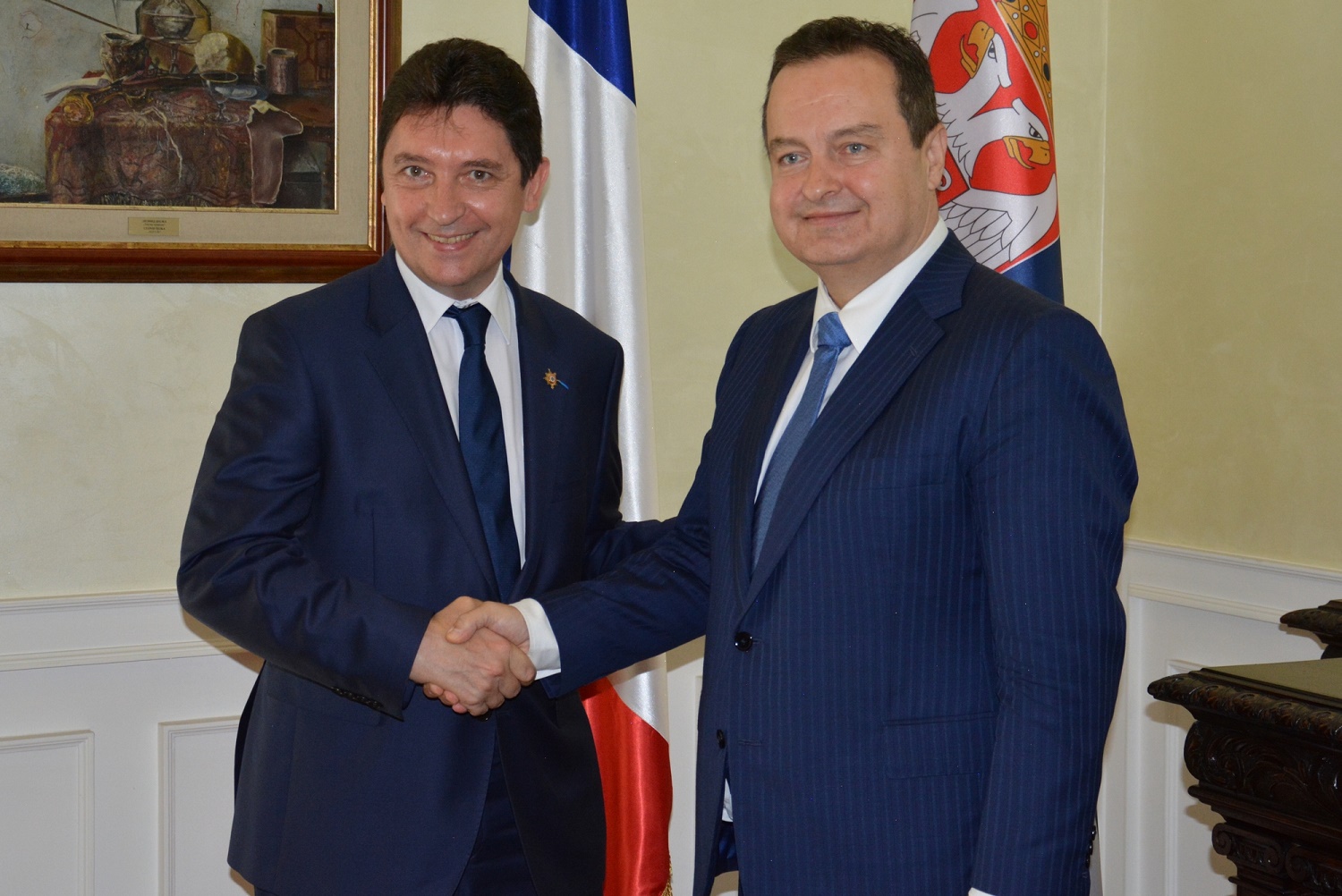 Ivica Dacic and Olivier Cadic