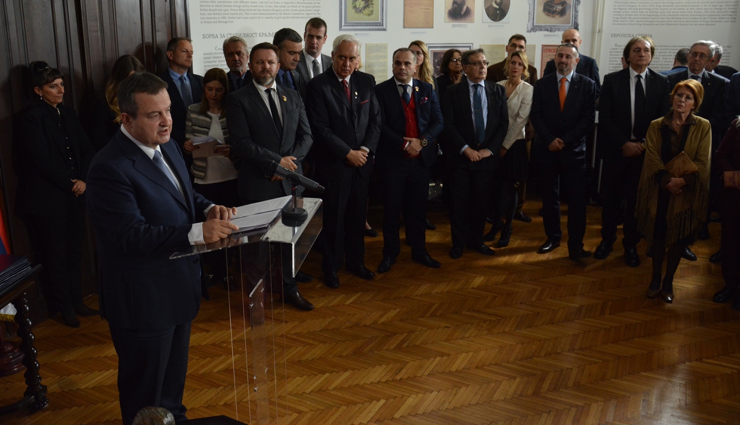 Otvaranje izložbe "Sva lica srpskog diplomate Nušića"
