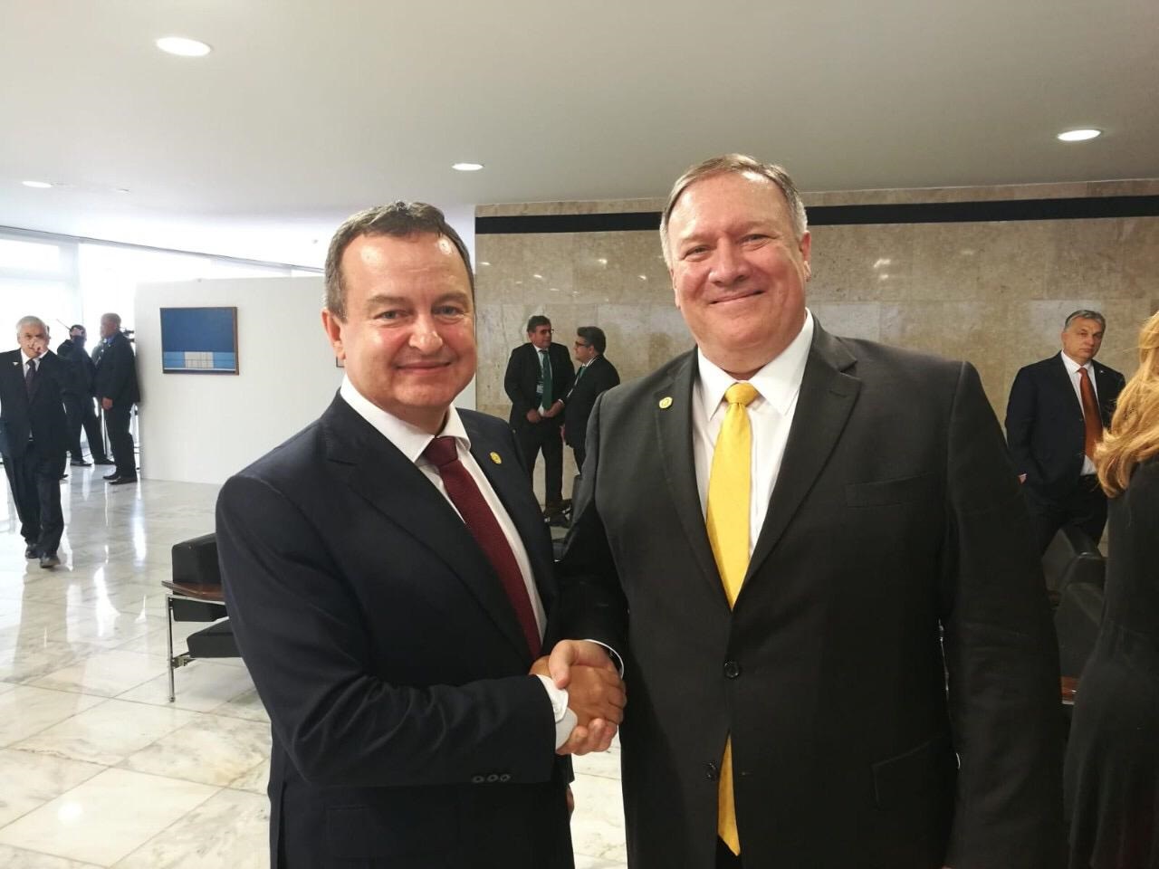 Ivica Dacic - Mike Pompeo