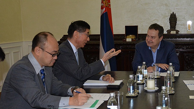 Ivica Dacic and Mr. Junichi Maruyama.