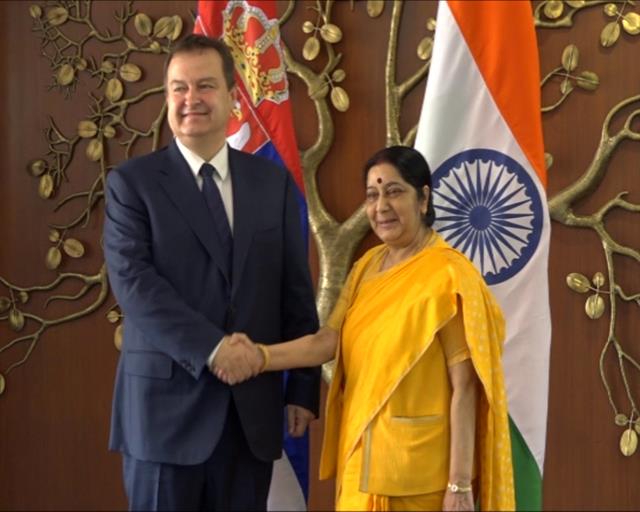 Dacic with Sushma Swaraj