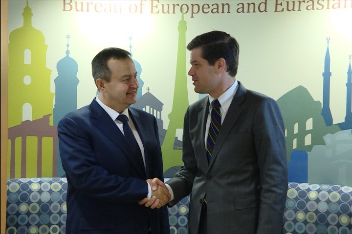 Ivica Dacic with Wess Mitchell
