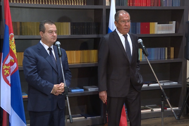 Ivica Dacic with Sergey Lavrov
