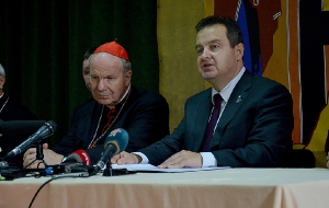 Ivica Dačić - kardinal Krištof Šenborn