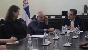 Ministar Dačić - ambasadori Velike Britanije i Kanade, Denis Kif i Ketlin Čab