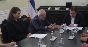 Ministar Dačić - ambasadori Velike Britanije i Kanade, Denis Kif i Ketlin Čab