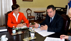 Sastanak ministra Dačića sa visokim komesarom OEBS-a za nacionalne manjine