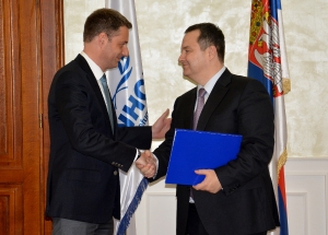 Sastanak ministra Dačića sa novim šefom predstavništva UNHCR-a u Srbiji