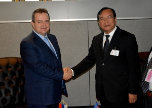 Sastanak i potpisivanje sporazuma ministra Dačića i MSP Kambodze