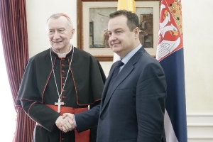Састанак министра Дачића са кардиналом Пјетром Паролином