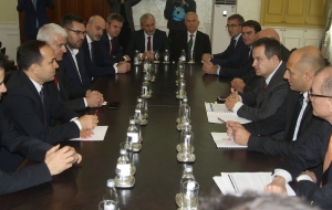 Ivica Dačić sa turskim poslanicima i privrednicima