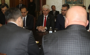 Ivica Dačić sa turskim poslanicima i privrednicima