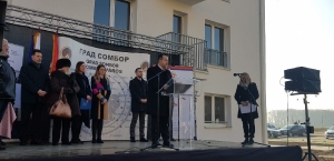Ivica Dačić na ceremoniji svečanog useljavanja u stanove za izbeglice u Somboru